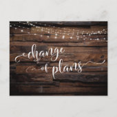 Hout en licht Verandering plannen uitgestelde brui Briefkaart (Voorkant)