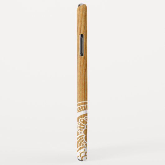 Hout en Mandala Case-Mate iPhone Case (Achterkant/rechts)