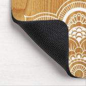 Hout en Mandala Muismat (Hoek)