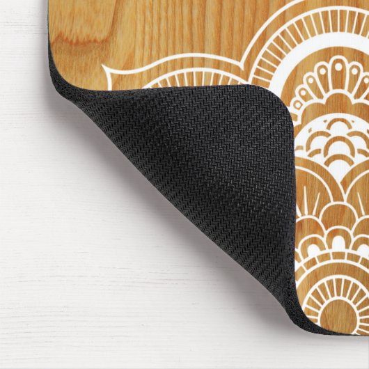 Hout en Mandala Muismat (Hoek)