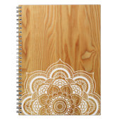 Hout en Mandala Notitieboek (Voorkant)