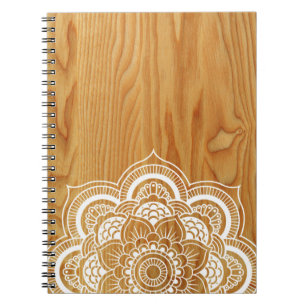Hout en Mandala Notitieboek