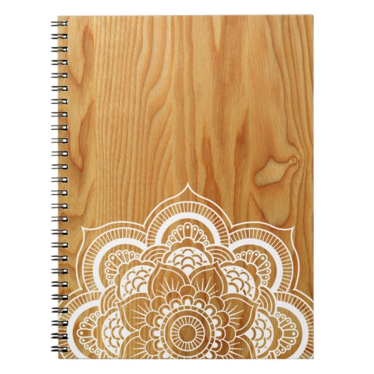 Hout en Mandala Notitieboek (Voorkant)