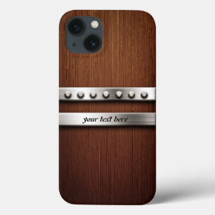 Hout en metaal Case-Mate iPhone case