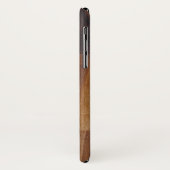 Hout en metaal Monogram Aangepast personaliseren Case-Mate iPhone Case (Achterkant/links)