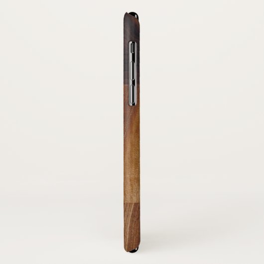 Hout en metaal Monogram Aangepast personaliseren Case-Mate iPhone Case (Achterkant/links)