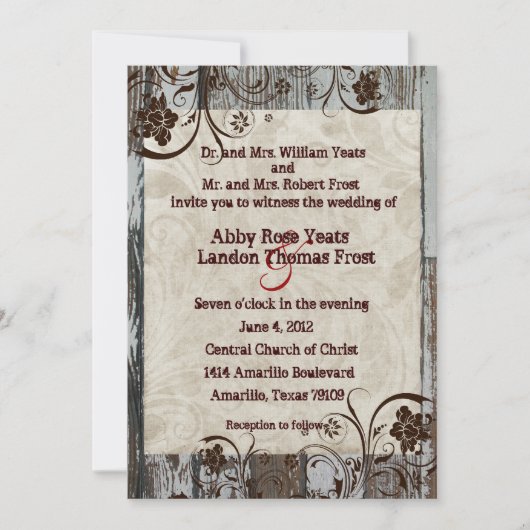 Hout- en perkamentweduwen kaart (Voorkant)