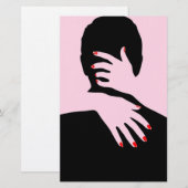 HOUT EN ROMANCE BRIEFPAPIER (Voorkant / Achterkant)