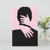 HOUT EN ROMANCE BRIEFPAPIER (Staand voorkant)