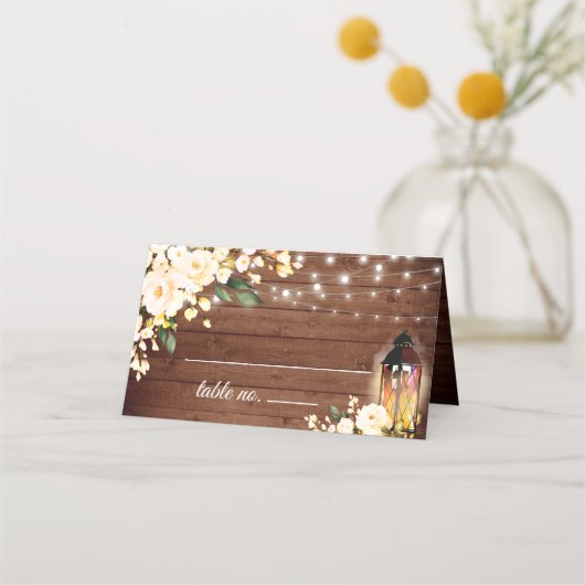 Hout en Rozen met blozen Plaatskaartje (Voorkant)