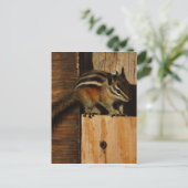 hout en spaanders briefkaart (Staand voorkant)