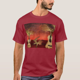 Hout en strengen T-shirt 2 (woestijngitaren)