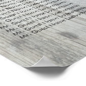 Hout- en strijkkleurigrammen voor weddenschappen poster (Hoek)