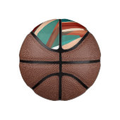 Hout en turkoois basketbal (Rechts)