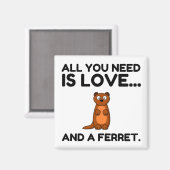 HOUT EN VRIJ MAGNEET (Voorkant / Achterkant)