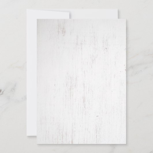 hout en Waterverf Gele bloemen Lijst Inv Kaart (Achterkant)