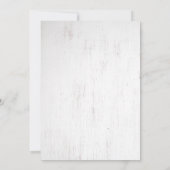 hout en Waterverf Gele bloemen Lijst Inv Kaart (Achterkant)