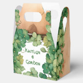 Hout en wijnstok rustieke St Patricks Day Ierse br Bedankdoosjes (Geopend)