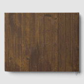 Hout- en zonnebloembonnen gastenboek (Achterkant)