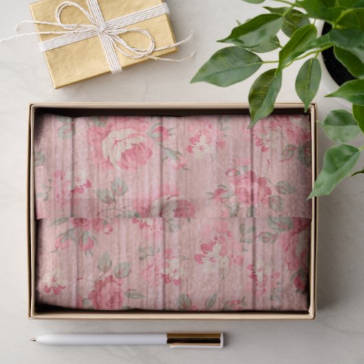 Hout Floral Modern Popular Tissuepapier (Geschenk)