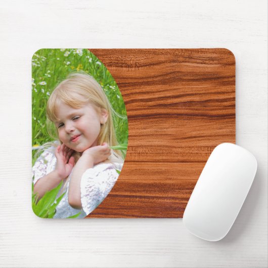 Hout Foto Lijst Muismat (Met muis)