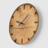 Hout gebrand zaagblad grote klok (Hoek)