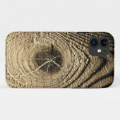 Hout Gehad? Echte Houtstructuur iPhone 5 Hoes (Achterkant (horizontaal))