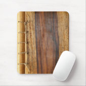 Hout Gekorreld Laced Muismat (Met muis)