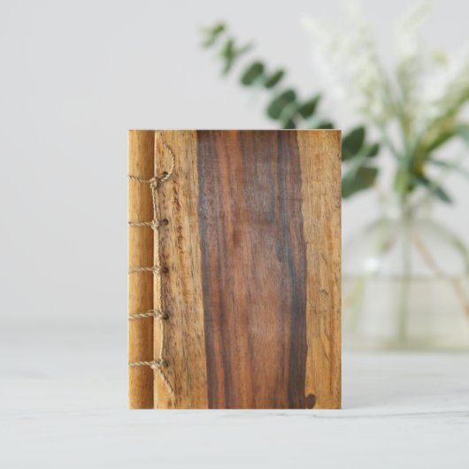 Hout Gekorreld lactaat Briefkaart. Briefkaart (Staand voorkant)