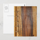 Hout Gekorreld lactaat Briefkaart. Briefkaart (Voorkant / Achterkant)