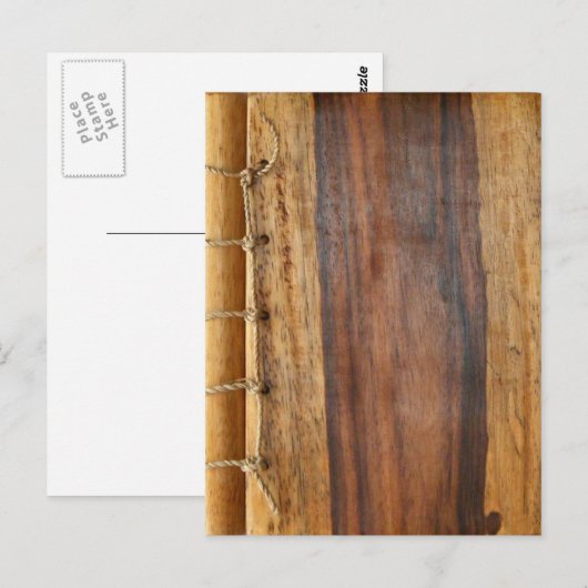 Hout Gekorreld lactaat Briefkaart. Briefkaart (Voorkant / Achterkant)