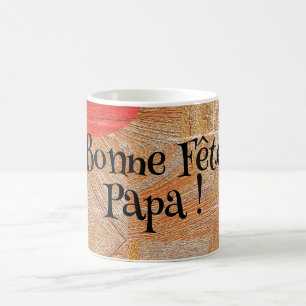 Hout - geometrische vormen - Dag van de vaders Koffiemok