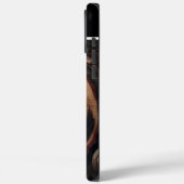 Hout gesneden eland teken Case-Mate iPhone case (Achterkant / Links)