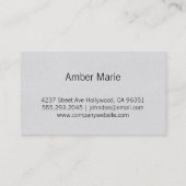 Hout // Gespikkelde textuur (bedrukt) Visitekaartje (Achterkant)