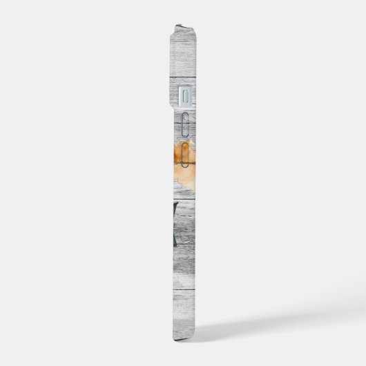 Hout Gevist meervisser iPhone 15 Case (Linkerkant)