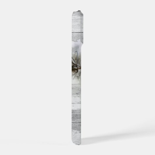 Hout Gevist meervisser iPhone 15 Case (Rechterkant)