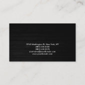 Hout Gewoon grijs Visitekaartje (Achterkant)