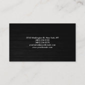 Hout Gewoon grijs Visitekaartje (Achterkant)