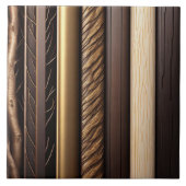 Hout Goud Populaire Art Lamperia Collectie Tegeltje (Voorkant)