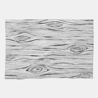 Hout Grain Doodle Tea Towel Theedoek