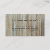 Hout Grain Professional Elegant Monogram #25 Visitekaartje (Achterkant)