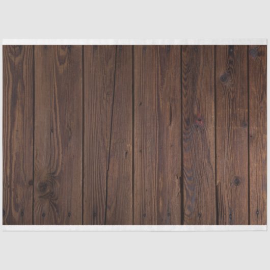 Hout Grain Woodland Barn Wooden Plank Tissuepapier (Voorkant)