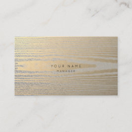 Hout Grey Silver Gold Metallic Appointment Card Afsprakenkaartje