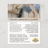 Hout, hamer en nagels, tapijten, tapijten en tapij flyer (Voorkant)