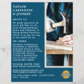 Hout & Hamer, Timmerman, Timmerman Reclame Flyer (Voorkant)