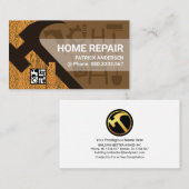 Hout Hammer Rooftop gebouw Visitekaartje (Voorkant / Achterkant)