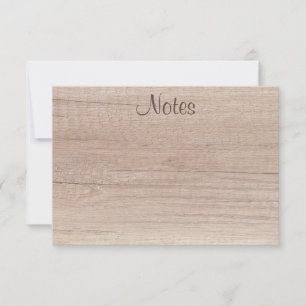 Hout, handgeschreven script handgeschreven Sjabloo Notitiekaartje