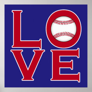 HOUT: honkbal Poster