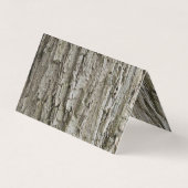 hout - Horizontaal Tent Fold Folded Business Visitekaartje (Voorkant)