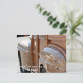 HOUT, hou je niet van hier te zijn? Briefkaart (Staand voorkant)